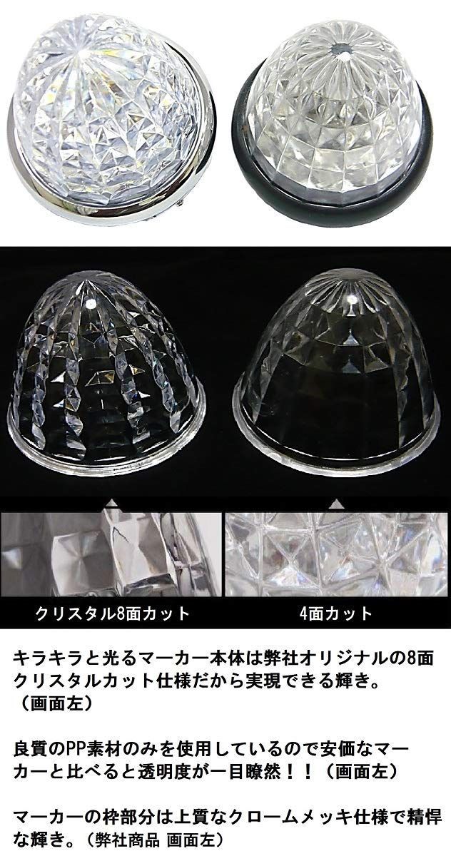 Customize（カスタマイズ） 24V トラック用 LED マーカーランプ サイド