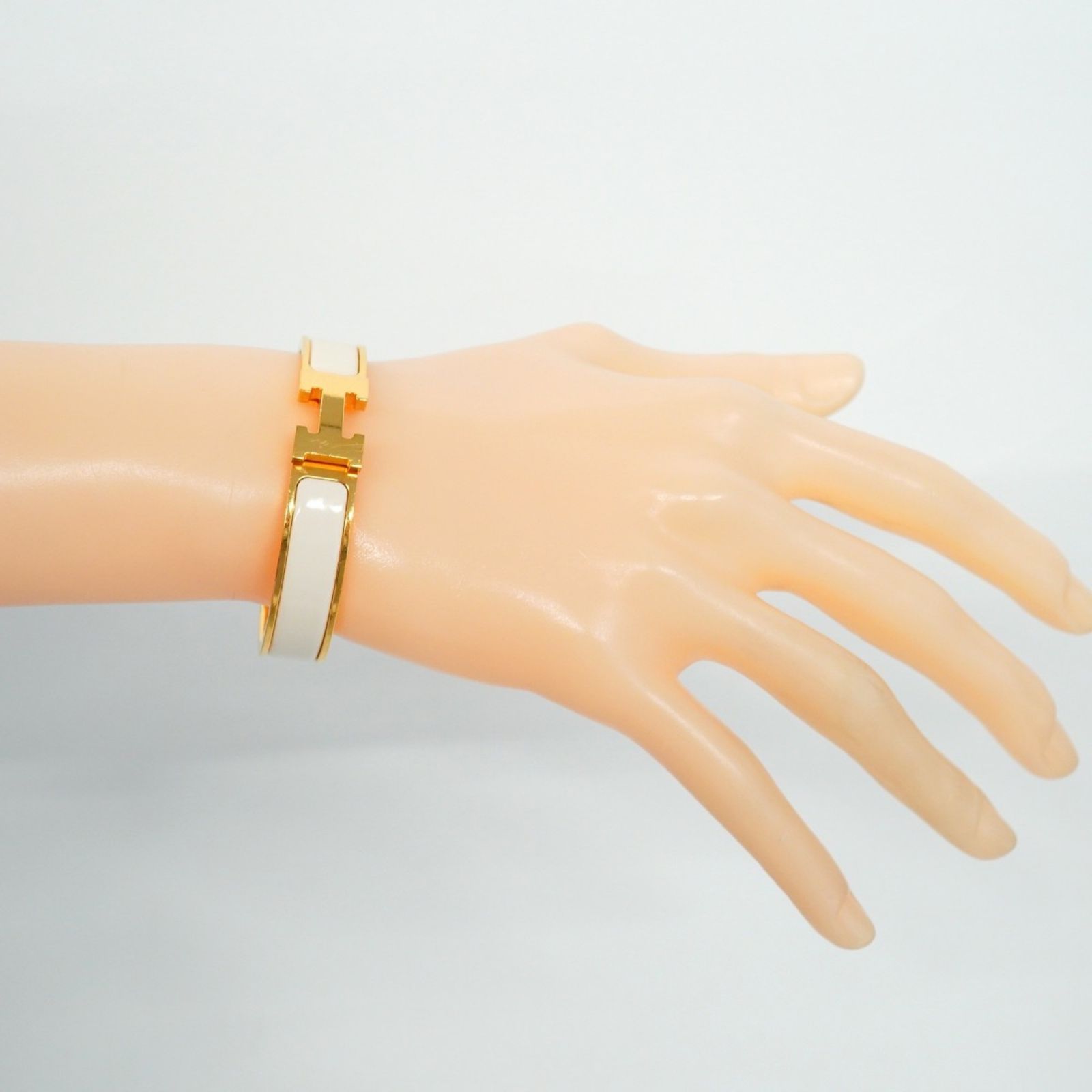 エルメス(Hermes) エルメス バングル クリッククラックPM GPメッキ