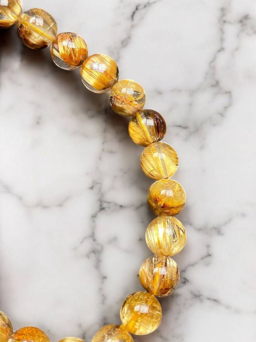 jup7j5]ゴールドタイチンルチル 7.2mm 極品位 - メルカリ 