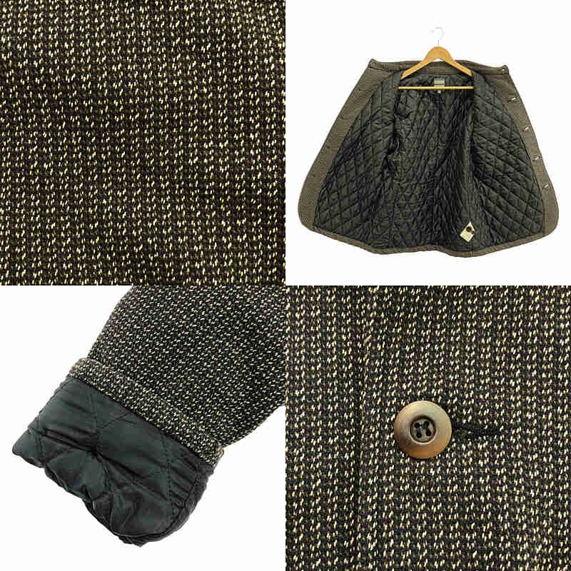 MOMOTARO JEANS / 桃太郎ジーンズ | Beach Cross Jacket / ごま塩 ビーチクロス ジャケット / キルティング総裏地 | 40 | ブラウン系 | メンズ MOMOTARO JEANS / 桃太郎ジーンズ | Beach Cross Jacket / ごま塩