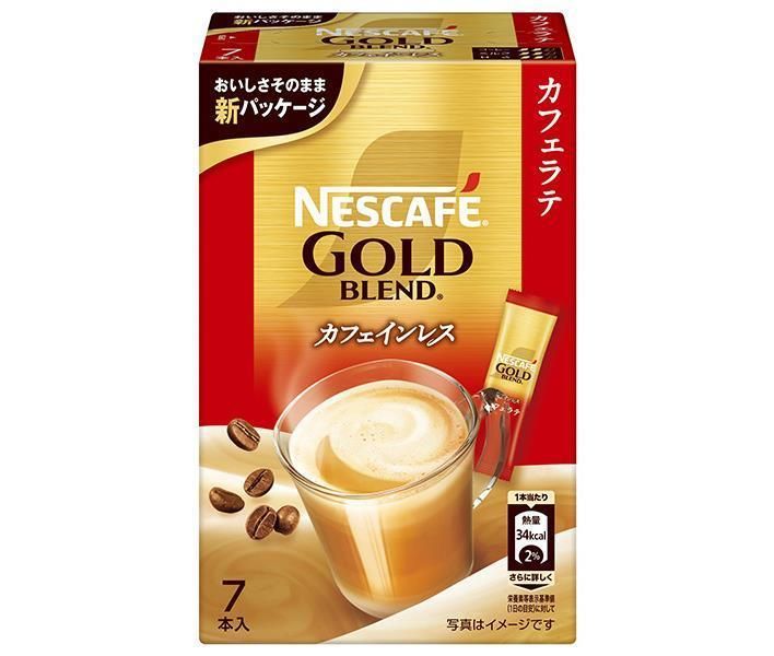 ネスレ日本 ネスカフェ ゴールドブレンド カフェインレス スティックコーヒー ミックスタイプ 7g×7P ×24箱入× 2ケース ｜ 嗜好品 コーヒー類 スティックコーヒー インスタント 粉末 箱