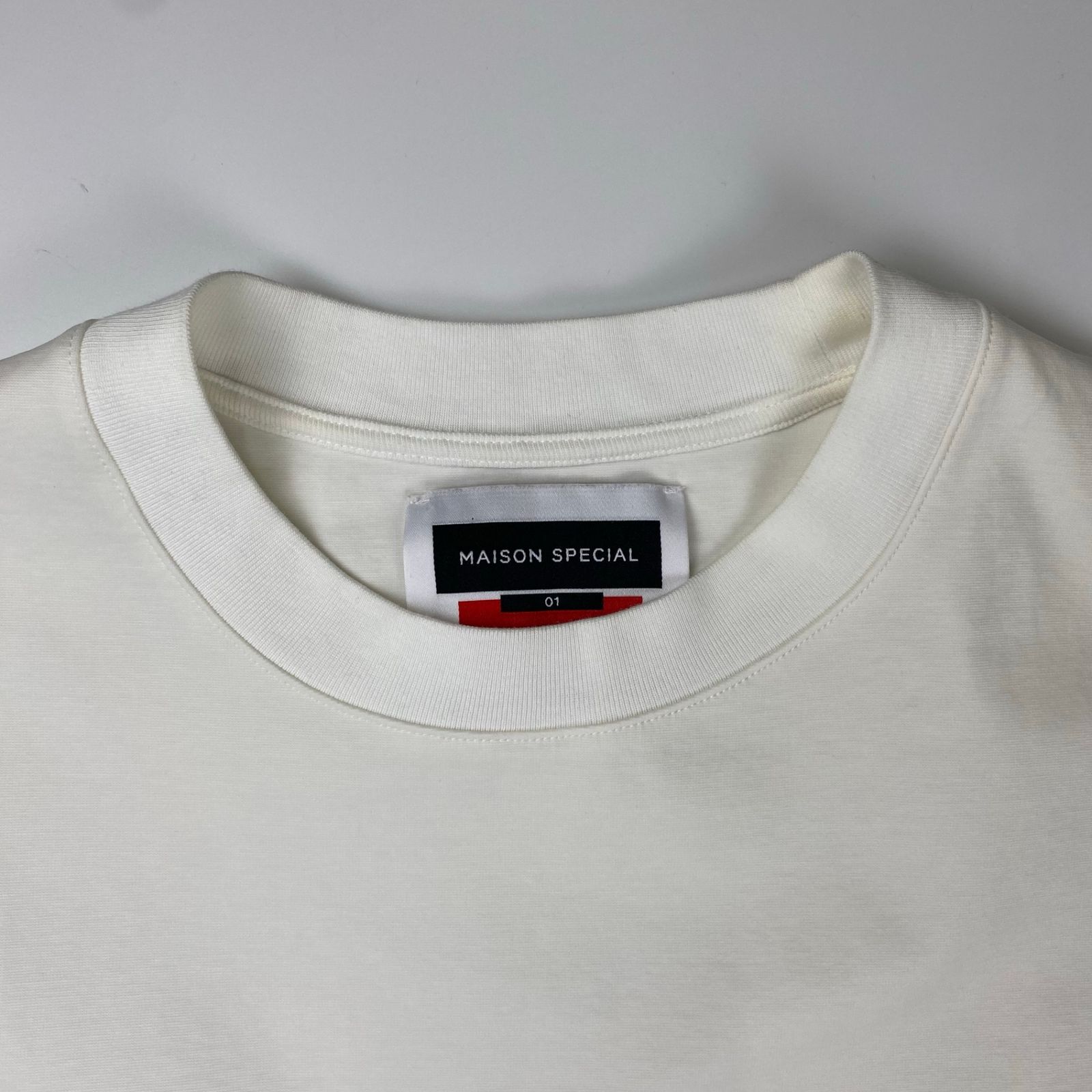 美品メゾンスペシャル⭐︎パフスリトップ　Maison Special 白ホワイト MAISON SPECIAL(メゾンスペシャル)｜Barrel Sleeve Tops/バレル