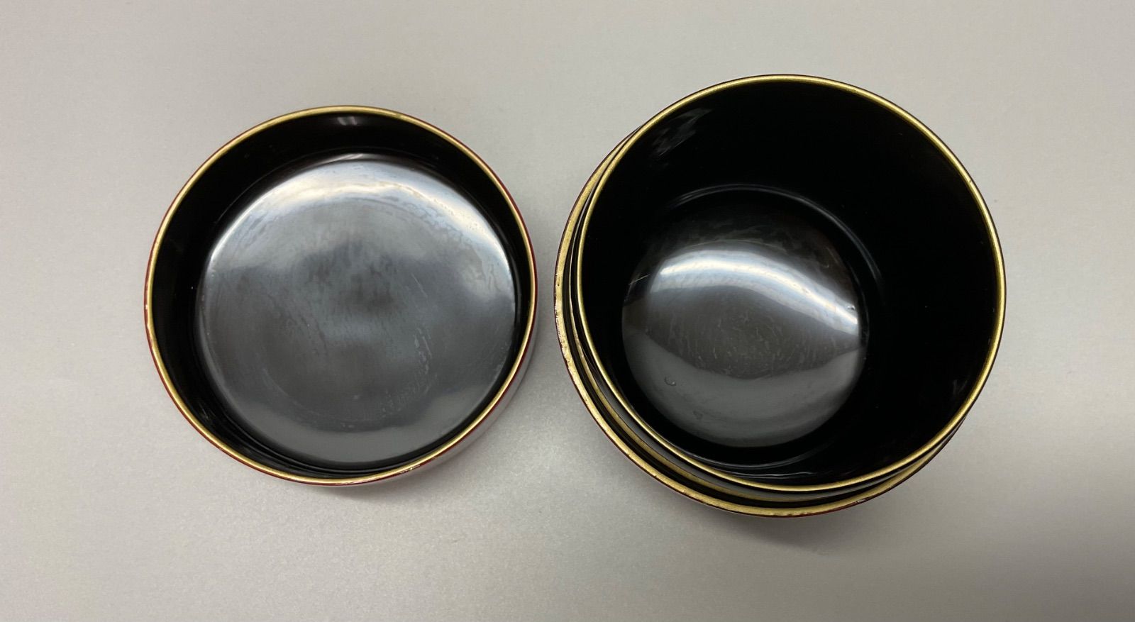 w2 朱塗 立雛蒔絵 中棗 中谷秀斎作 茶入 なつめ お点前道具 漆器