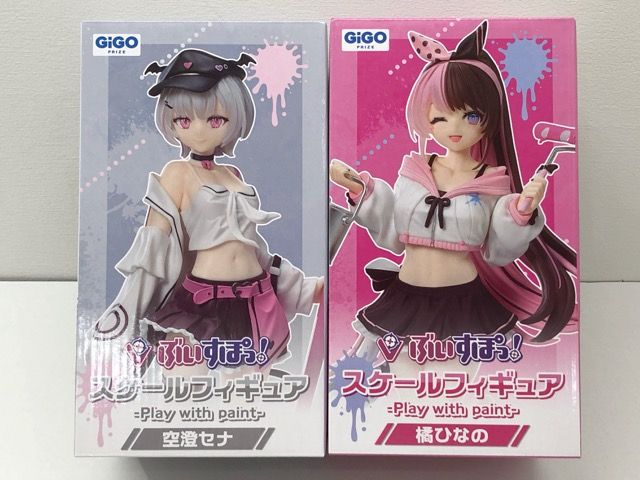 ぶいすぽっ！　フィギュア Play with paint 橘ひなの　空澄セナ　4 Amazon.co.jp: ぶいすぽっ！ スケールフィギュア -Play with