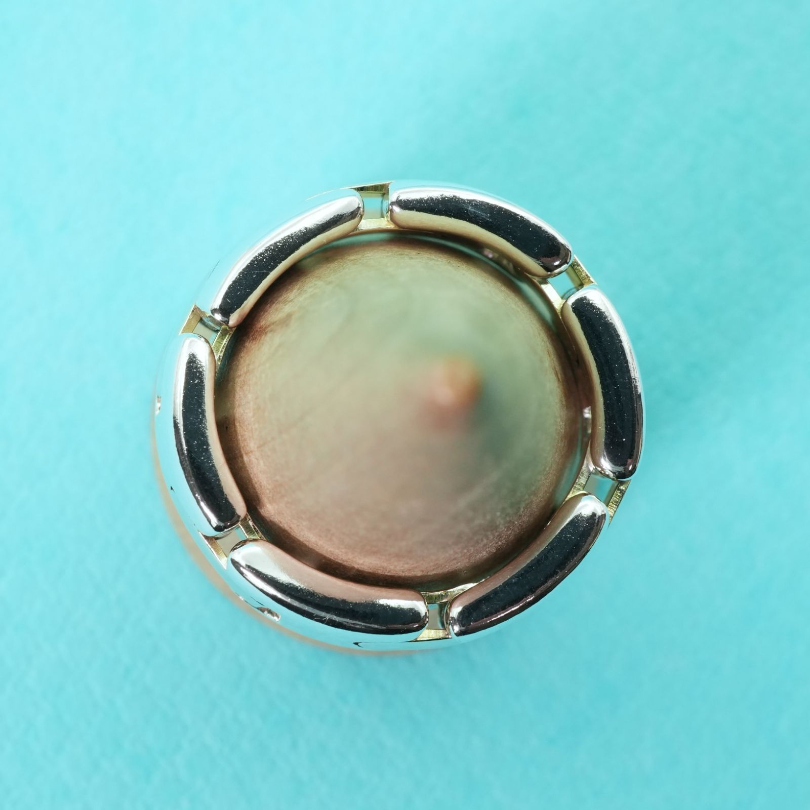 ティファニーHコンビリング 　　14号強　新品仕上げ　無傷未使用に近い ティファニーHコンビリング 14号強新品仕上げ無傷未使用に近い