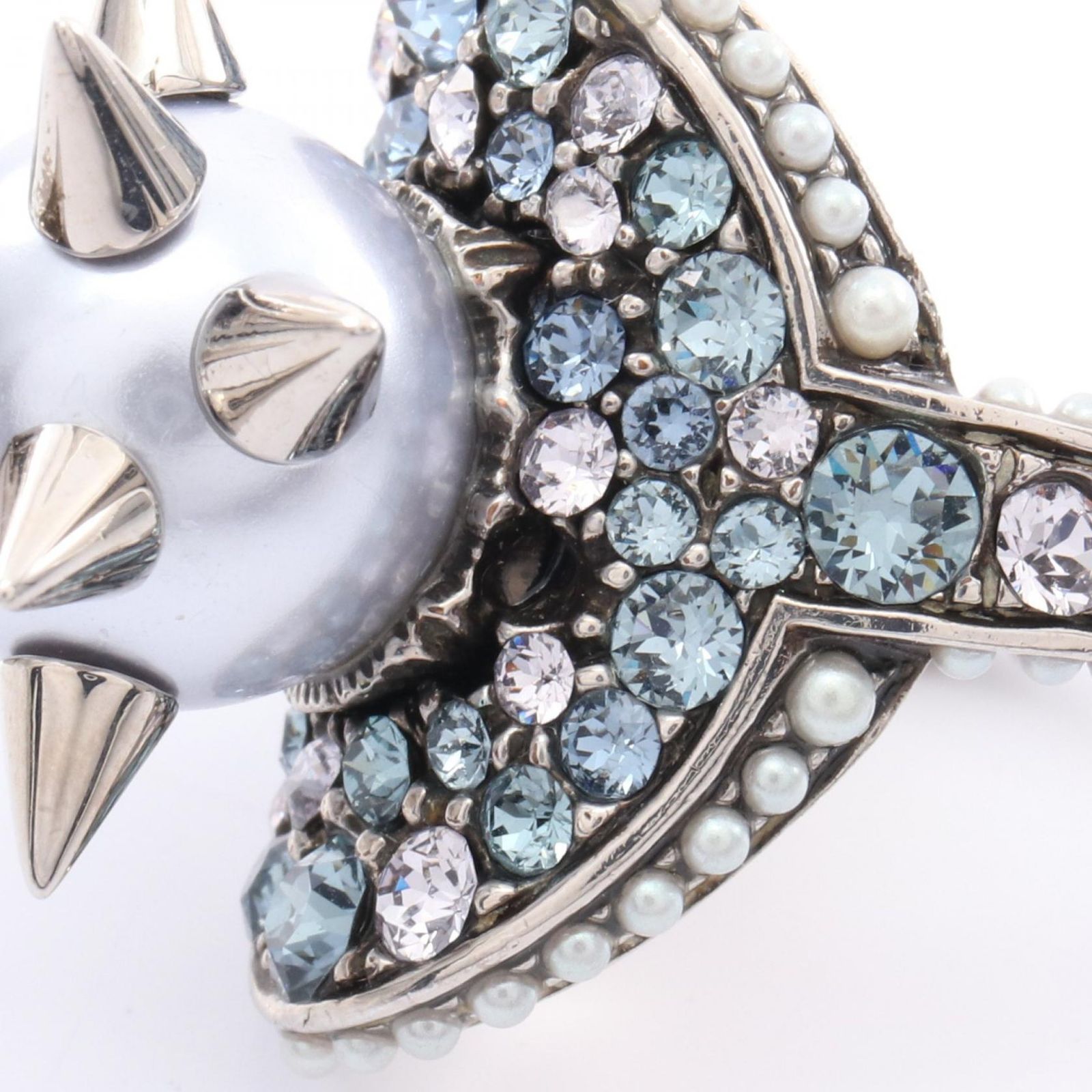 グッチ GUCCI リング・指輪 スパイクスタッズ ステンレススチール 