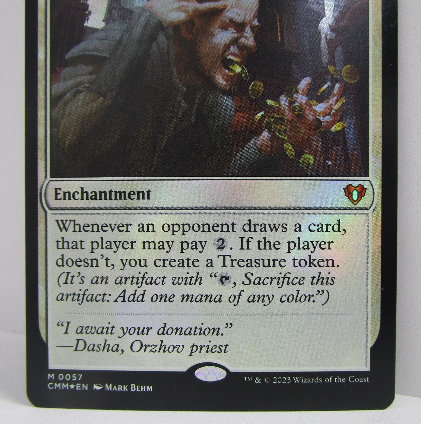 息詰まる徴税/Smothering Tithe 英語版　foil MTG 息詰まる徴税 Smothering Tithe CMM 英語版 Foil プレイ用 - メルカリ