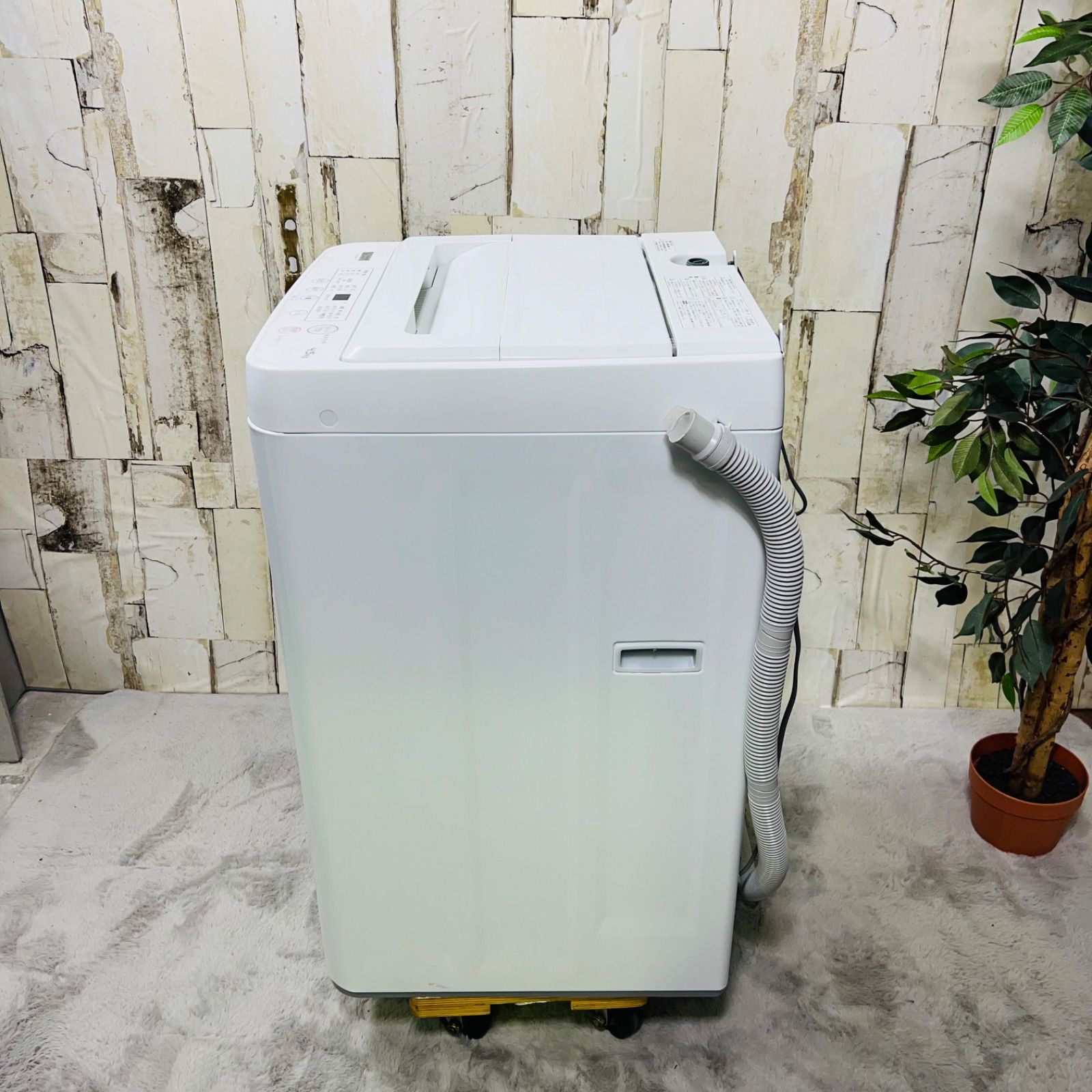 生活家電 専用【2021年製】YAMADA ヤマダ電機 YWM-T45H1 全自動電気洗濯機