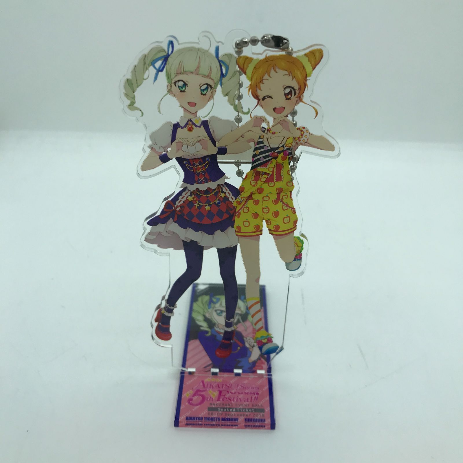 アイカツ!5thフェス アクリルスタンド アクスタ バッジ ユリカ アイカツ!5thフェス アクリルスタンド アクスタ バッジ ユリカ