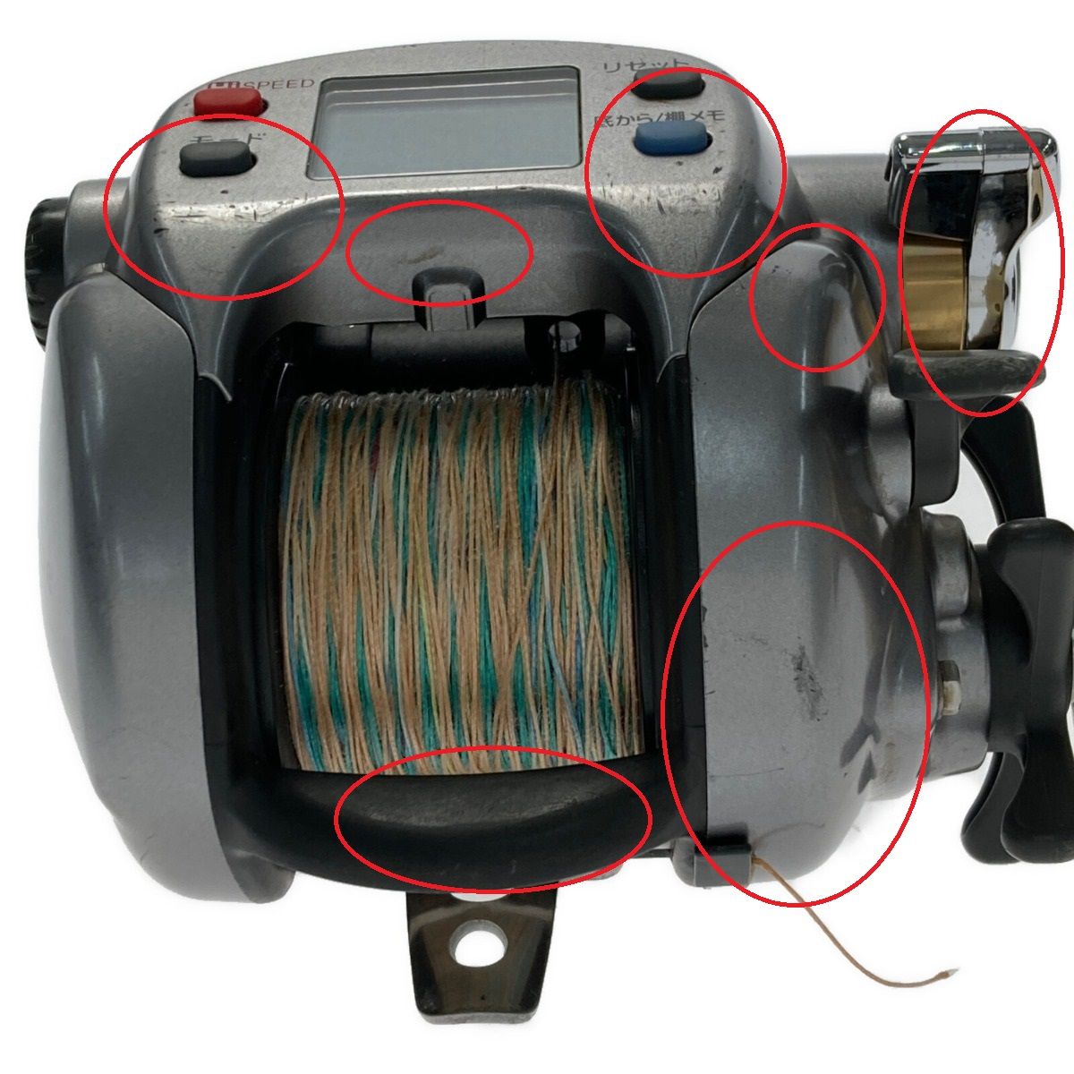 DAIWA ダイワ ハイパータナコン 801363本体のみ コード欠品 DAIWA ダイワ ハイパータナコン 500e 801363 電動リール コード付き