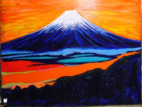 油彩画 TOMOYUKI・友之、「バラ・ばら・薔薇」、証明書付、額付、絵画 