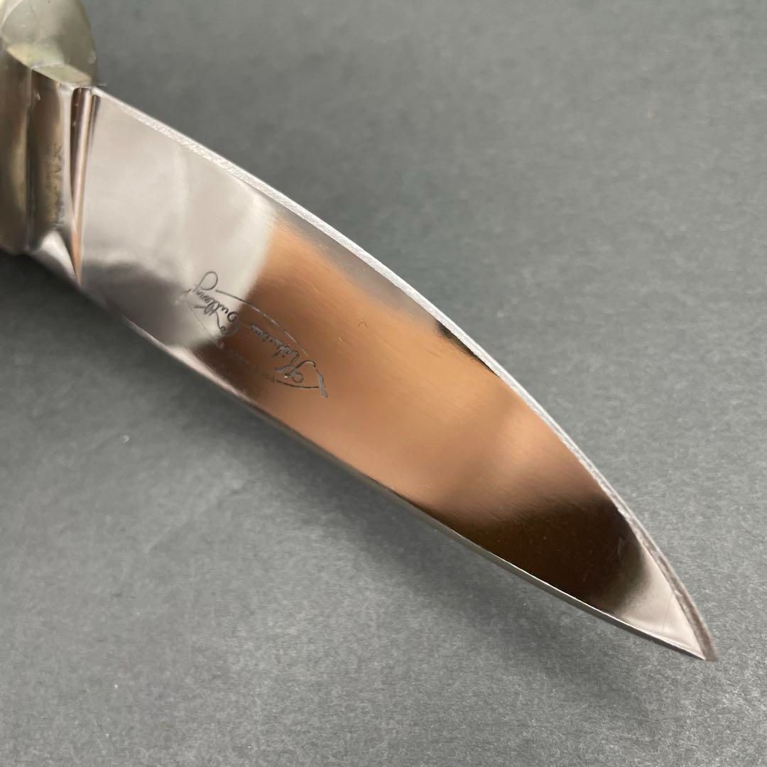 KIKUSUI CUTLERY 鹿角スタッグ柄 215mm SEKI JAPAN 440 KIKUSUI CUTLERY 鹿角スタッグ柄 215mm SEKI JAPAN 440