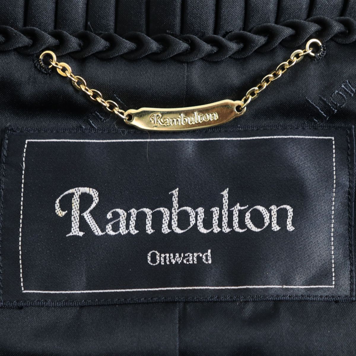Rrmbulton(オンワード)ミンク ブラウン毛皮ハーフコート 美品○Rambulton(ONWARD) ランブルトン(オンワード) MINK ミンク