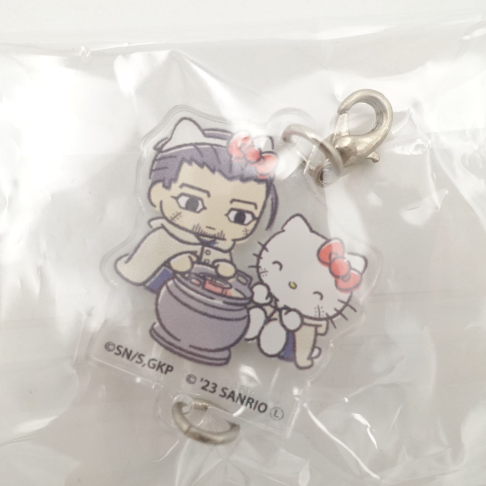ゴールデンカムイ サンリオコラボ アクリルチャーム 尾形百之助 ハロー 【新品未使用】尾形百之助ゴールデンカムイサンリオ