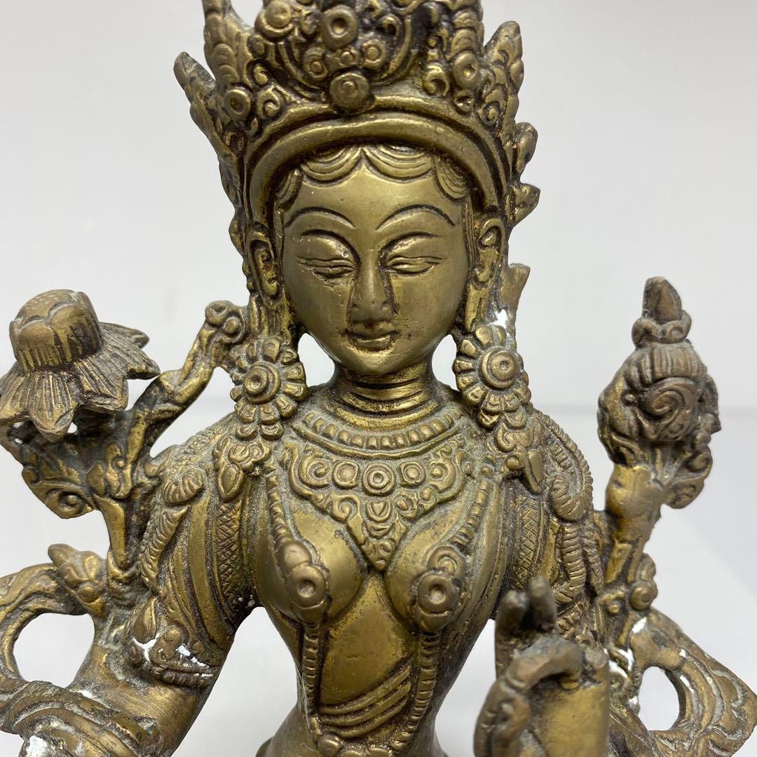 古銅チベット仏 1696g 東里6-1031