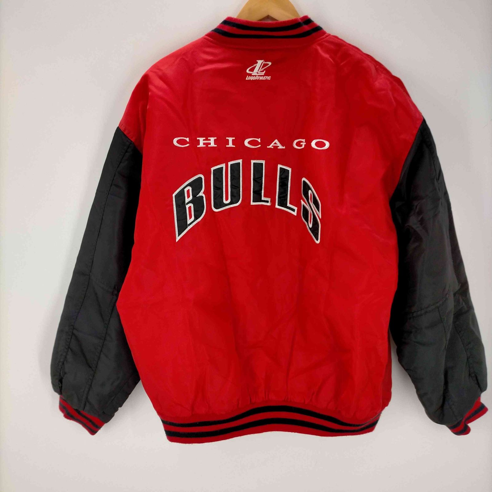 ロゴアスレチックNBAシカゴブルズナイロンジャケット中綿90s当時物刺繍ロゴ ロゴアスレチック LOGO ATHLETIC 90S-00S 韓国製 NBA Chicago