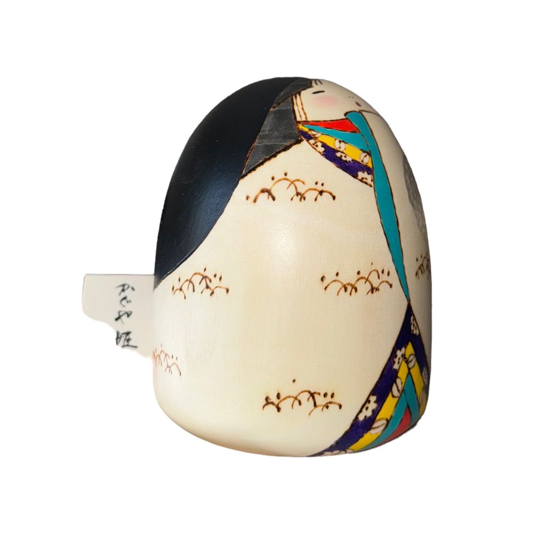 創作こけし　関口東亜　かぐや姫 創作こけし 関口三作 【 かぐや姫Kaguyahime 】 KokeshiDoll - メルカリ