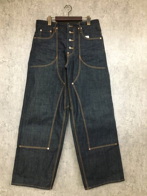 【中古】日本製 SUGARHILL ｼｭｶﾞｰﾋﾙ Classic Double Knee Denim Pants ｸﾗｼｯｸ ﾀﾞﾌﾞﾙ ﾆｰ ﾃﾞﾆﾑ ｲﾝﾃﾞｨｺﾞ 34 33887826