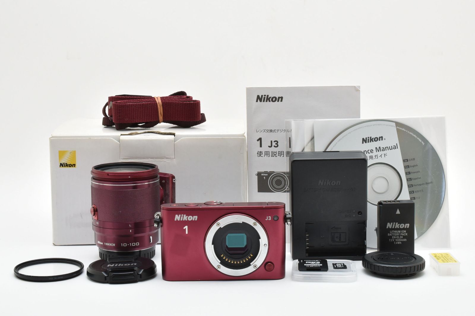 さんにおすすめ Nikon 1 J3 レンズキット レッド でふんわり な写真が撮れる スマホからのステップアップに最適