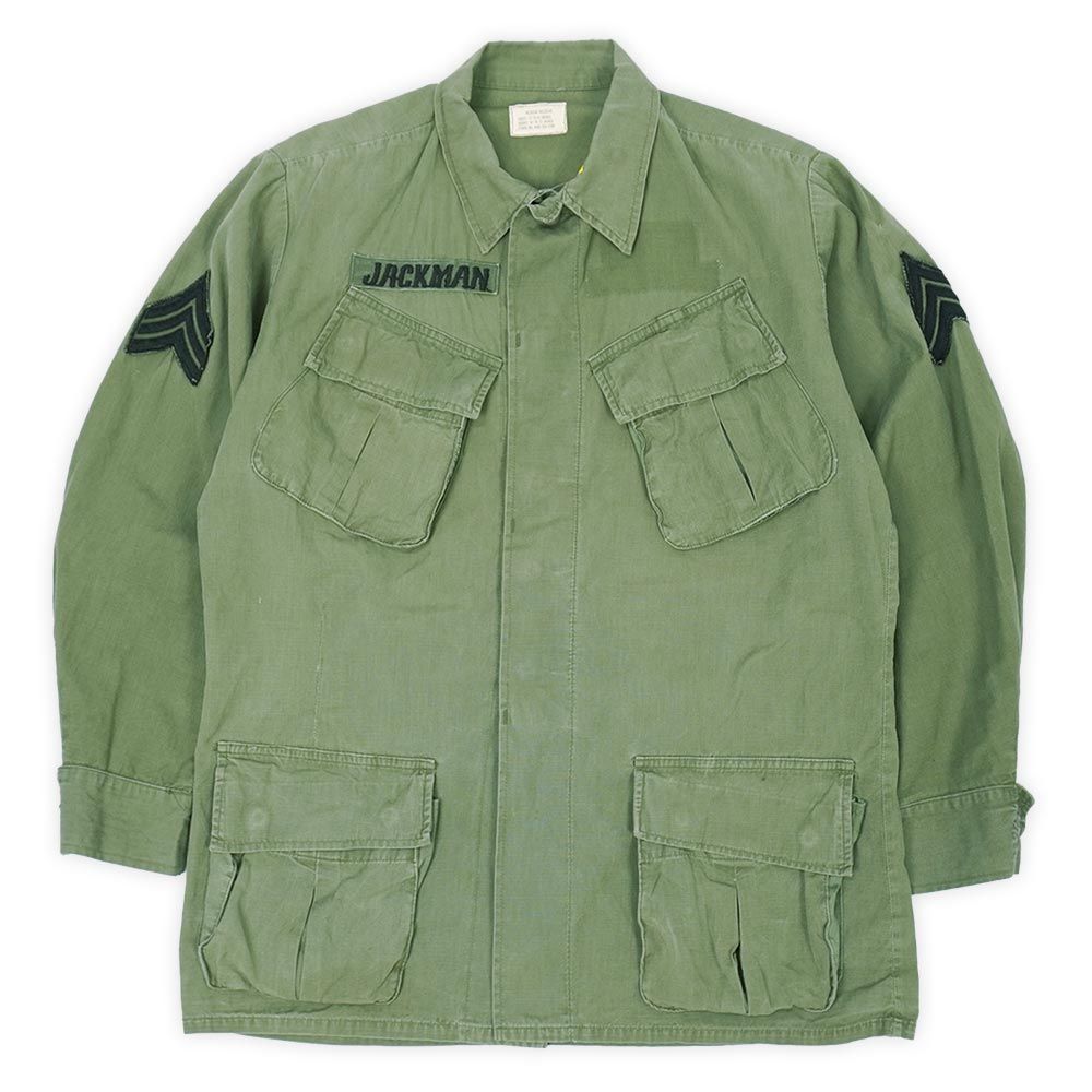 米軍実物 US.ARMY 60s 60年代 ジャングルファティーグジャケット 4th 
