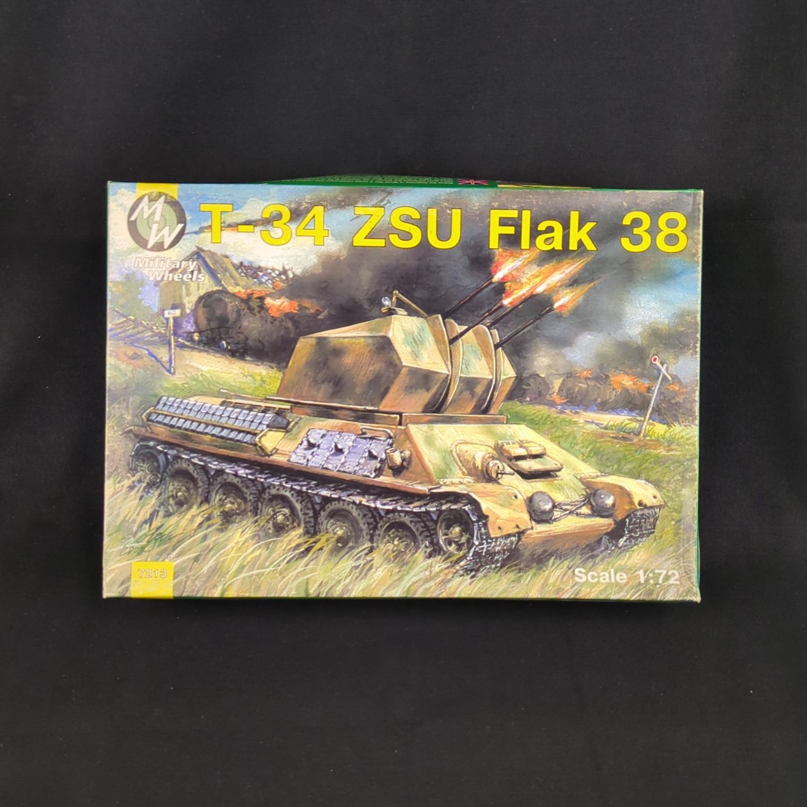 輸入キット 品 Military Wheels 7213 1|72 T-34 ZSU Flak 38