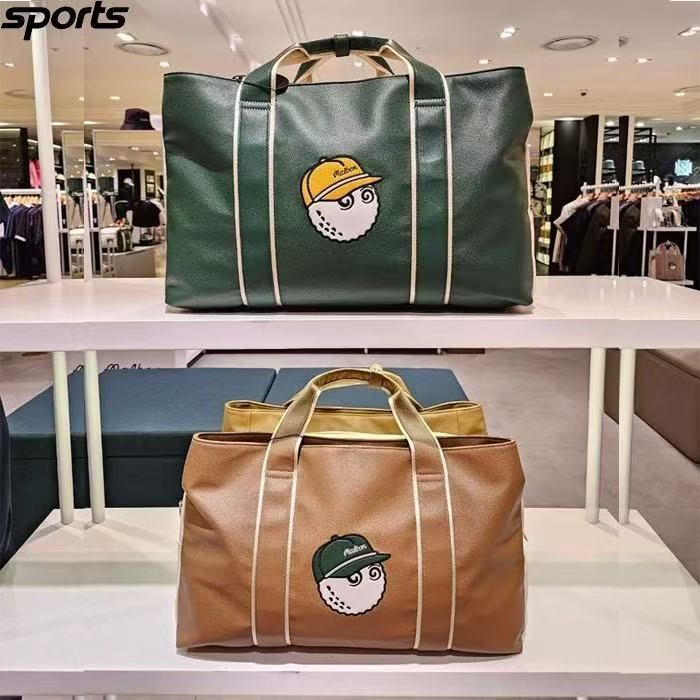 Malbon ゴルフトートバッグ男女兼用 軽量ショルダーグリーン＆ブルー