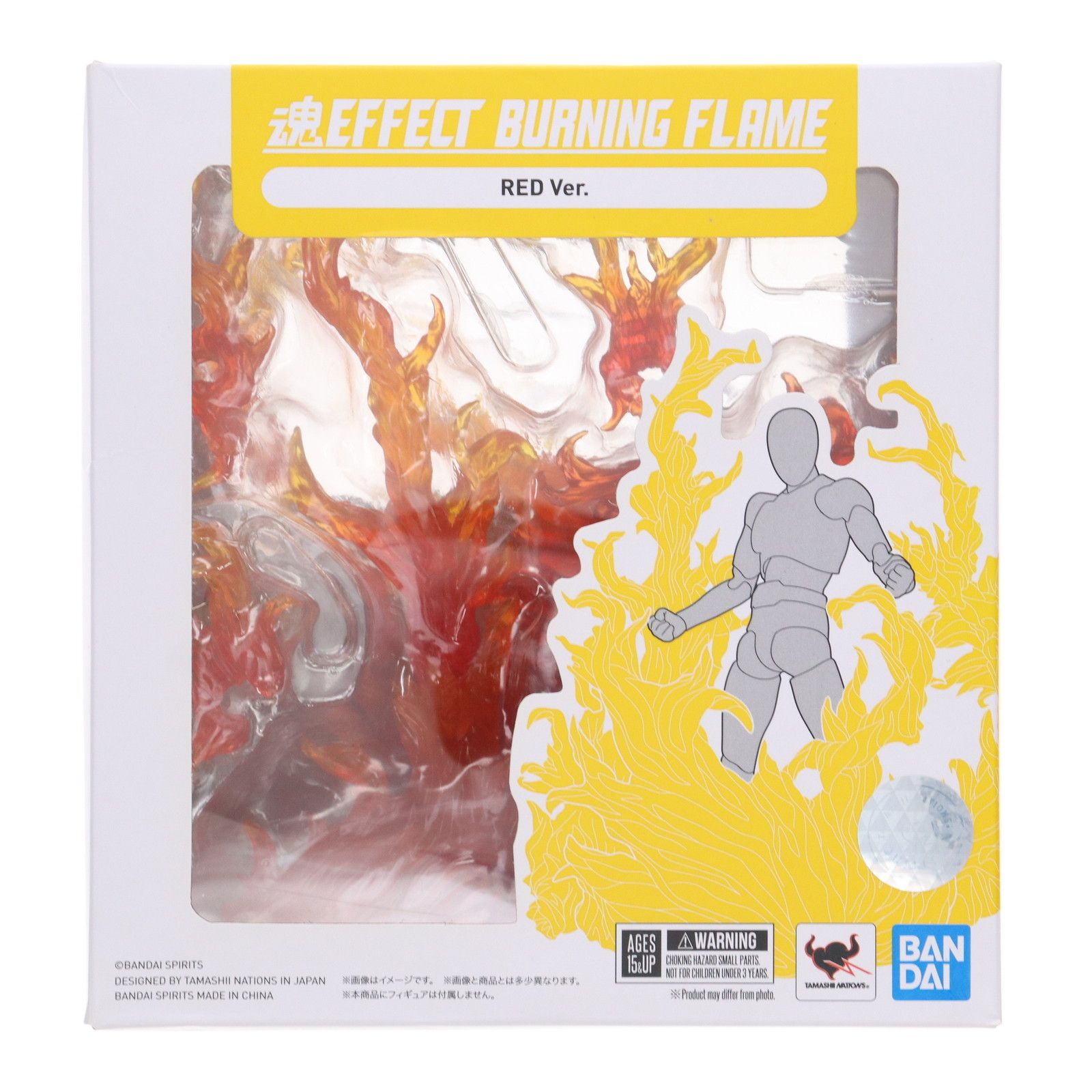 BANDAI - (再販)魂EFFECT(魂エフェクト) BURNING FLAME RED Ver.(バーニングフレイム レッドバージョン) フィギュア用アクセサリ バンダイスピリッツ Amazon | TAMASHII NATIONS 魂EFFECT BURNING FLAME RED Ver