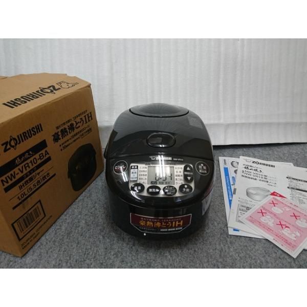 ♥品 訳あり 象印 IH炊飯ジャー NW-VR10-BA ブラック め炊き 1.0L 5.5合 炊飯器
