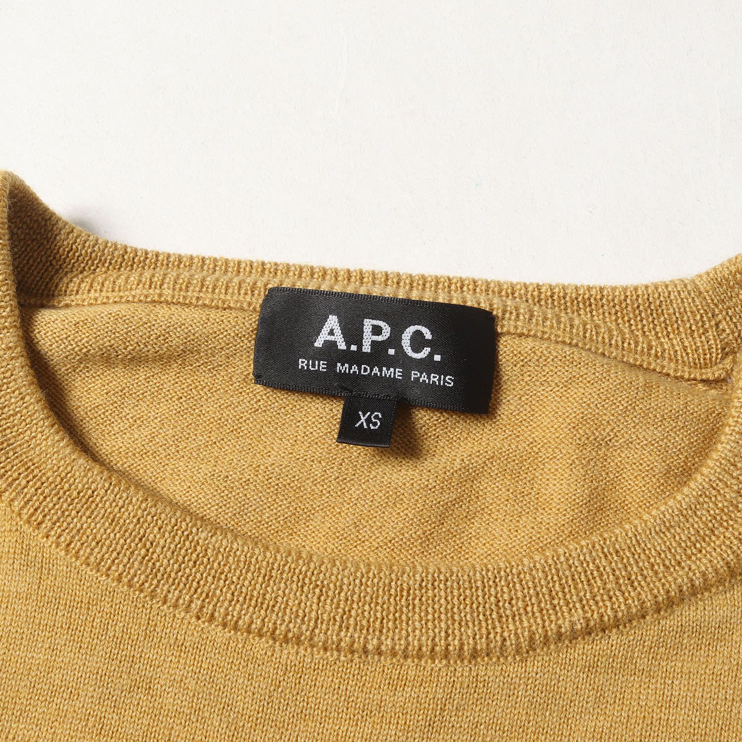 美品 A.P.C. アーペーセー ニット サイズ:XS ウール ハイゲージ ニット 