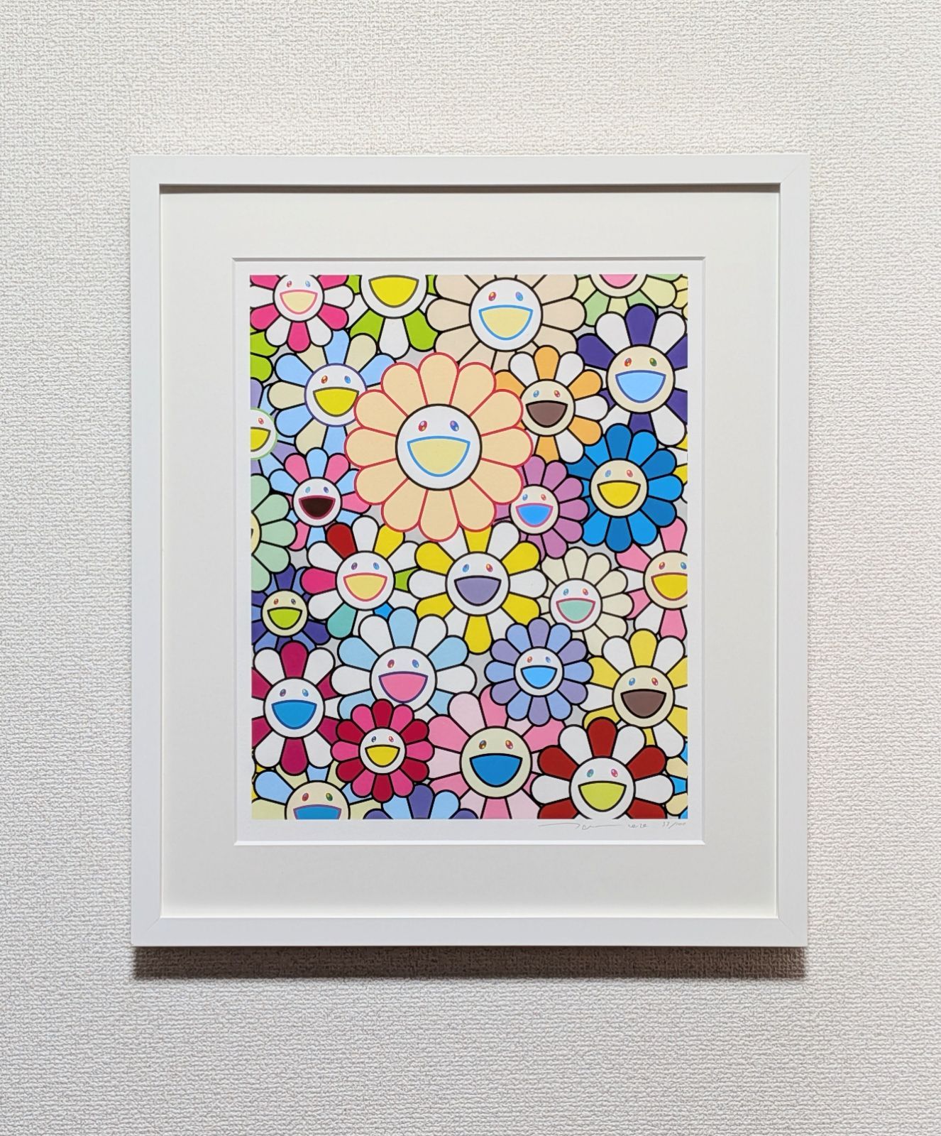 真作 村上隆 お花畑 Field of Flowers アーカイバル版画