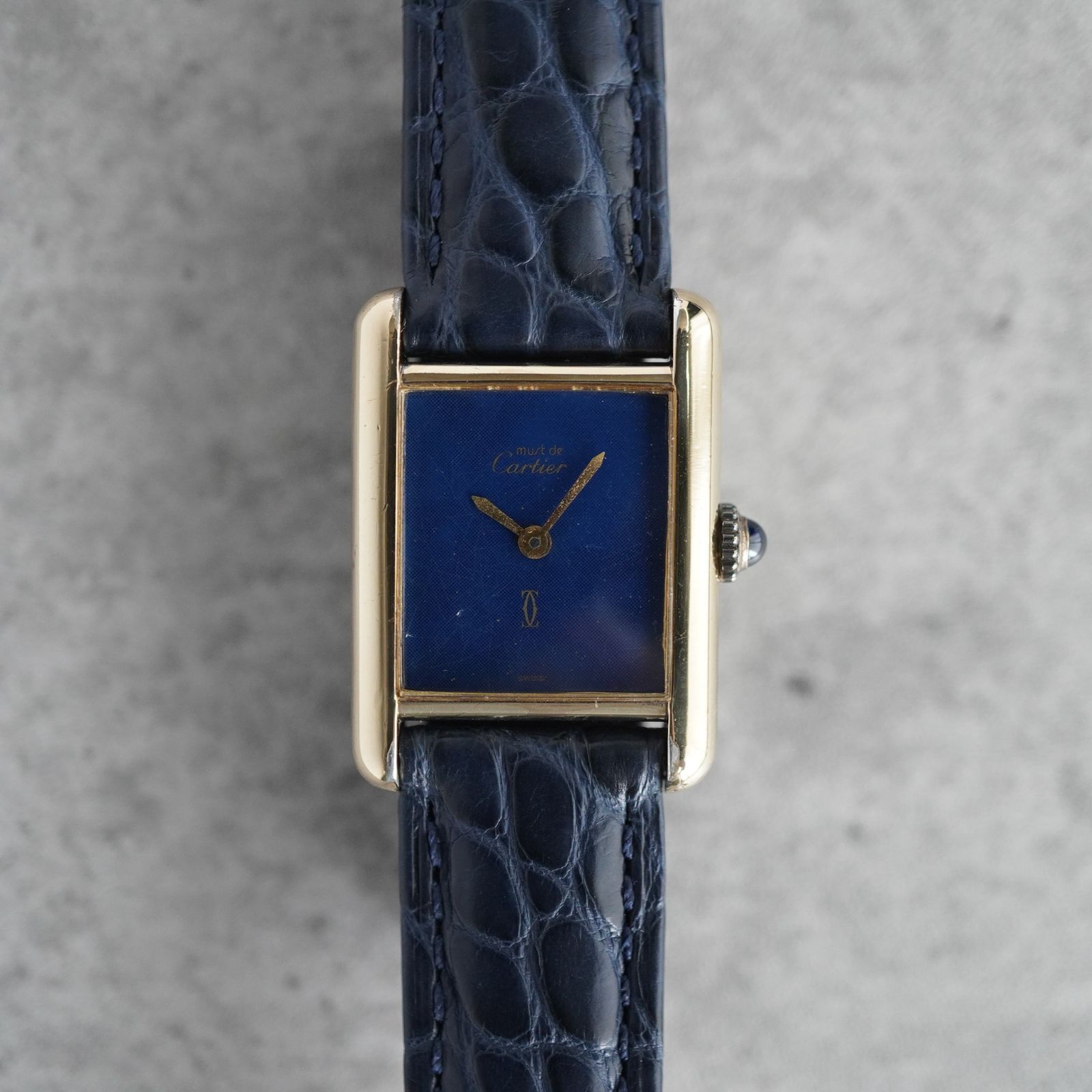CARTIER カルティエ マスト タンク SM ラピスラズリ