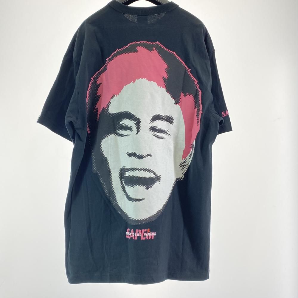 中古】SAPEur MASATOSHI HAMADA Tシャツ ブラック サイズL