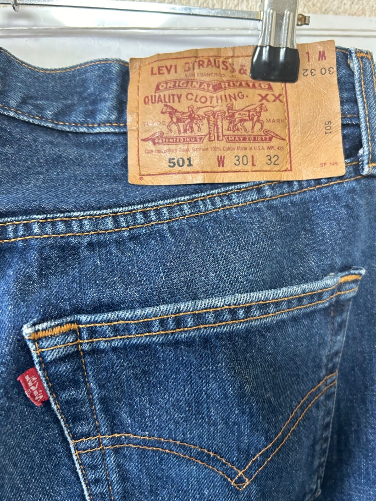 90sリーバイス501 W30 L32 USA製 テキサス州サンベニート - メルカリ 