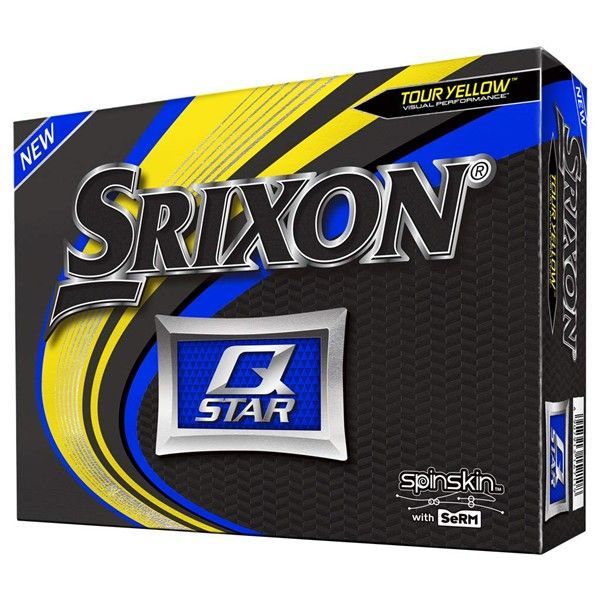 新着イエロー スリクソン 2020 Q-STAR ゴルフボール 1ダース USA直輸入品 アイオノマーカバー 2ピース イエロー