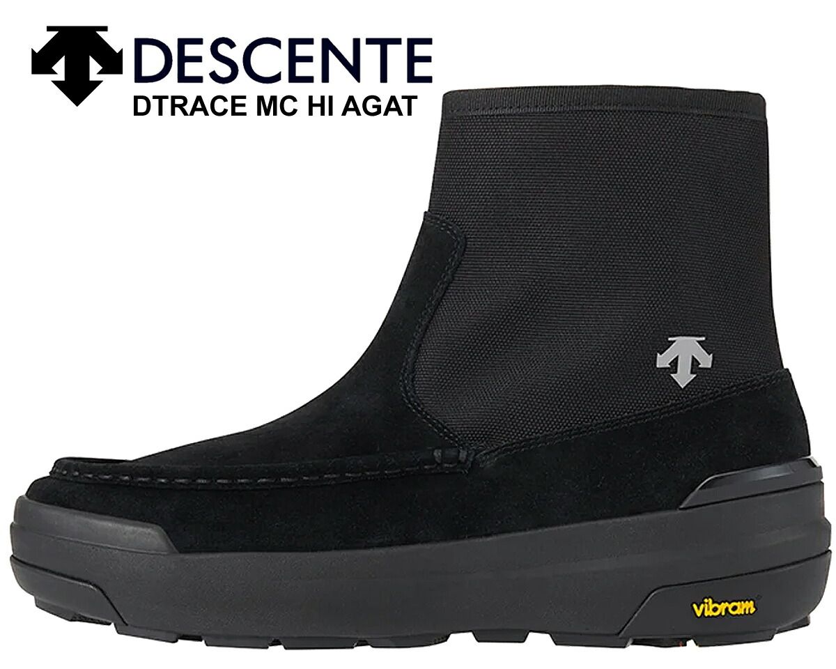 デザント ディートレース MC HI AGAT DESCENTE DTRACE MC HI AGAT BLACK|GREY du4fbt00uz ウィンターブーツ DESCENTE ALLTERRAIN 防水 蓄熱保温 ヒートナビ