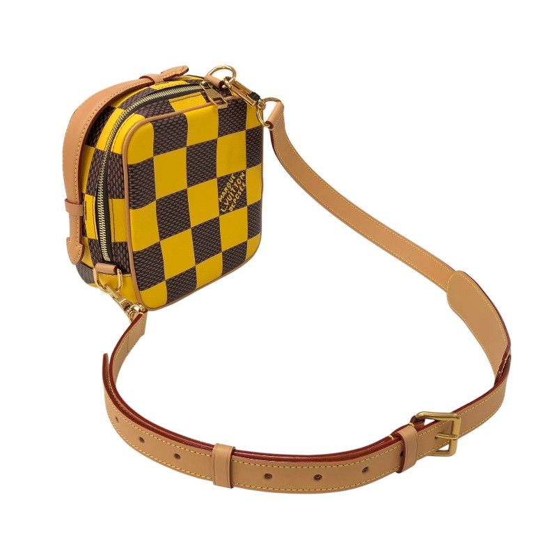 ルイ ヴィトン LOUIS VUITTON チェス メッセンジャー N40562 ジョーヌ ダミエ ポップ キャンバス メンズ ショルダーバッグ