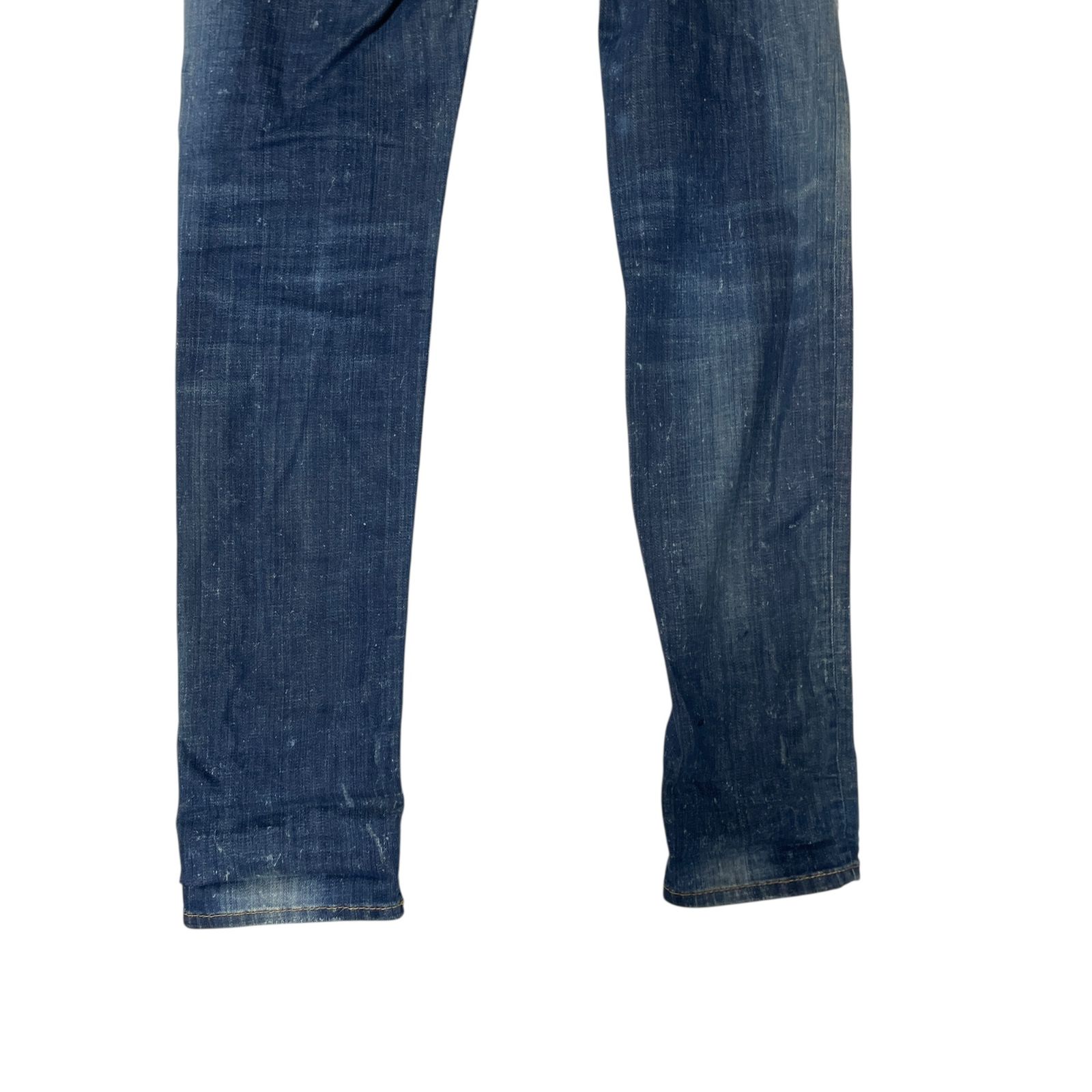 DSQUARED2 S74LA0645デニム46 ◇中古品◇ DSQUARED2 S74LA0645-S30342 サイズ46 ダメージ リペア