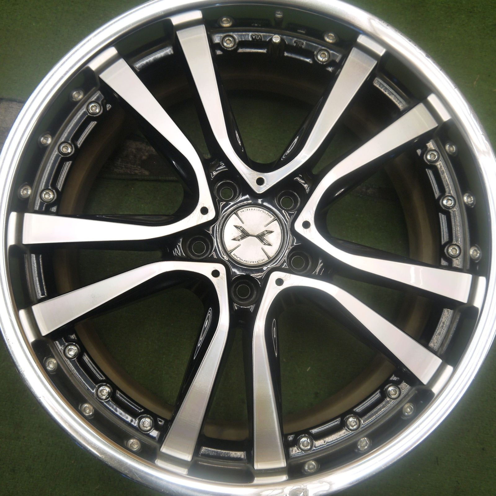 4本価格 MAVERICK マーベリック 405S CURL フランジ 19インチ ホイール 19×8J PCD114.3 5H 5090801Hホ FFCRYSTALESIA_COM