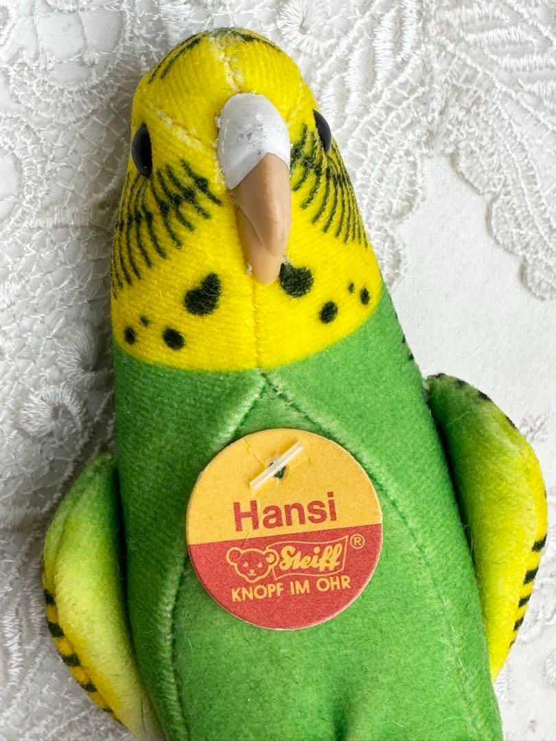 Steiff Hansi インコのぬいぐるみ 2025年最新】インコぬいぐるみリアル