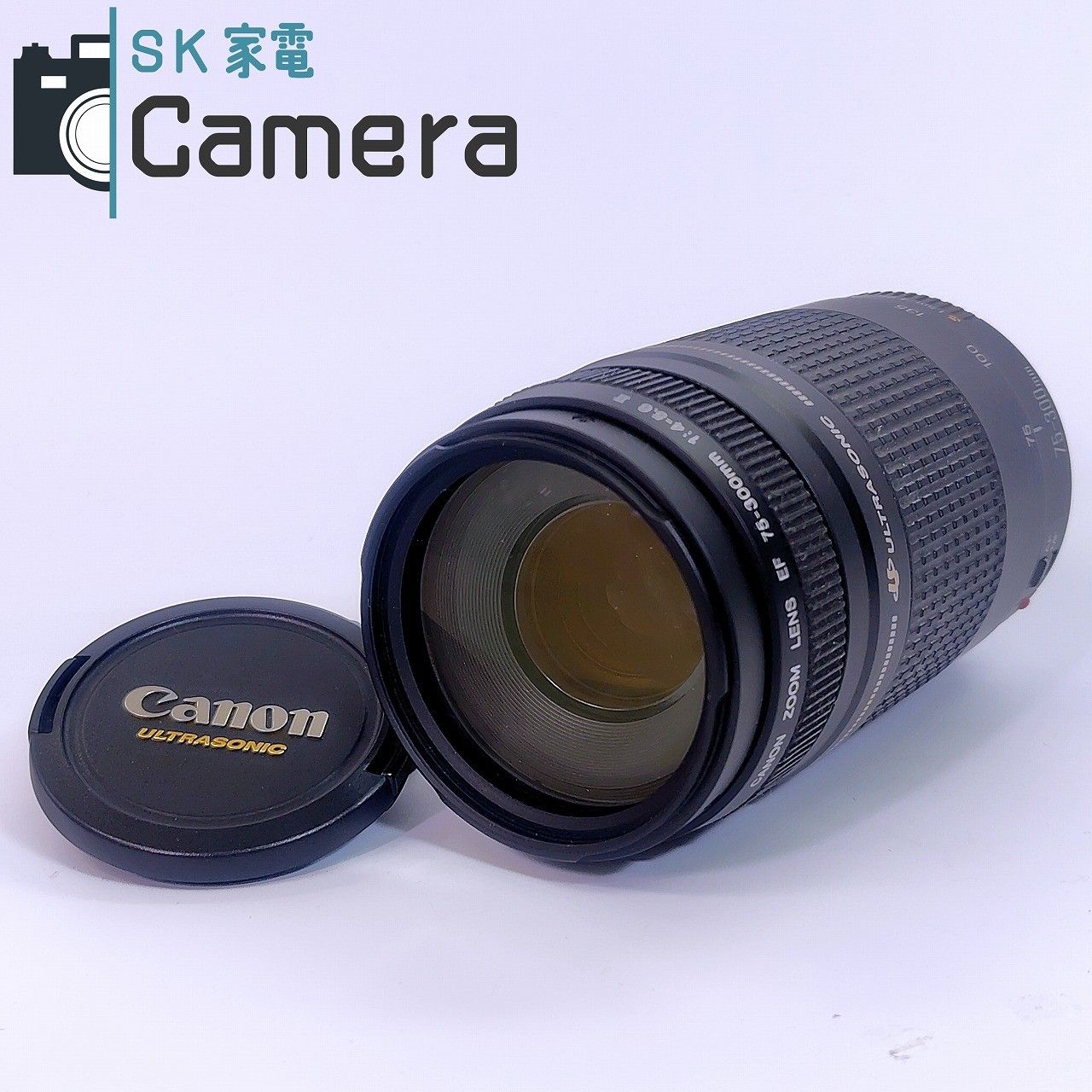 Canon EF 75-300mm F4-5.6 II USM キャノン キャップ 付 #17 【公式 