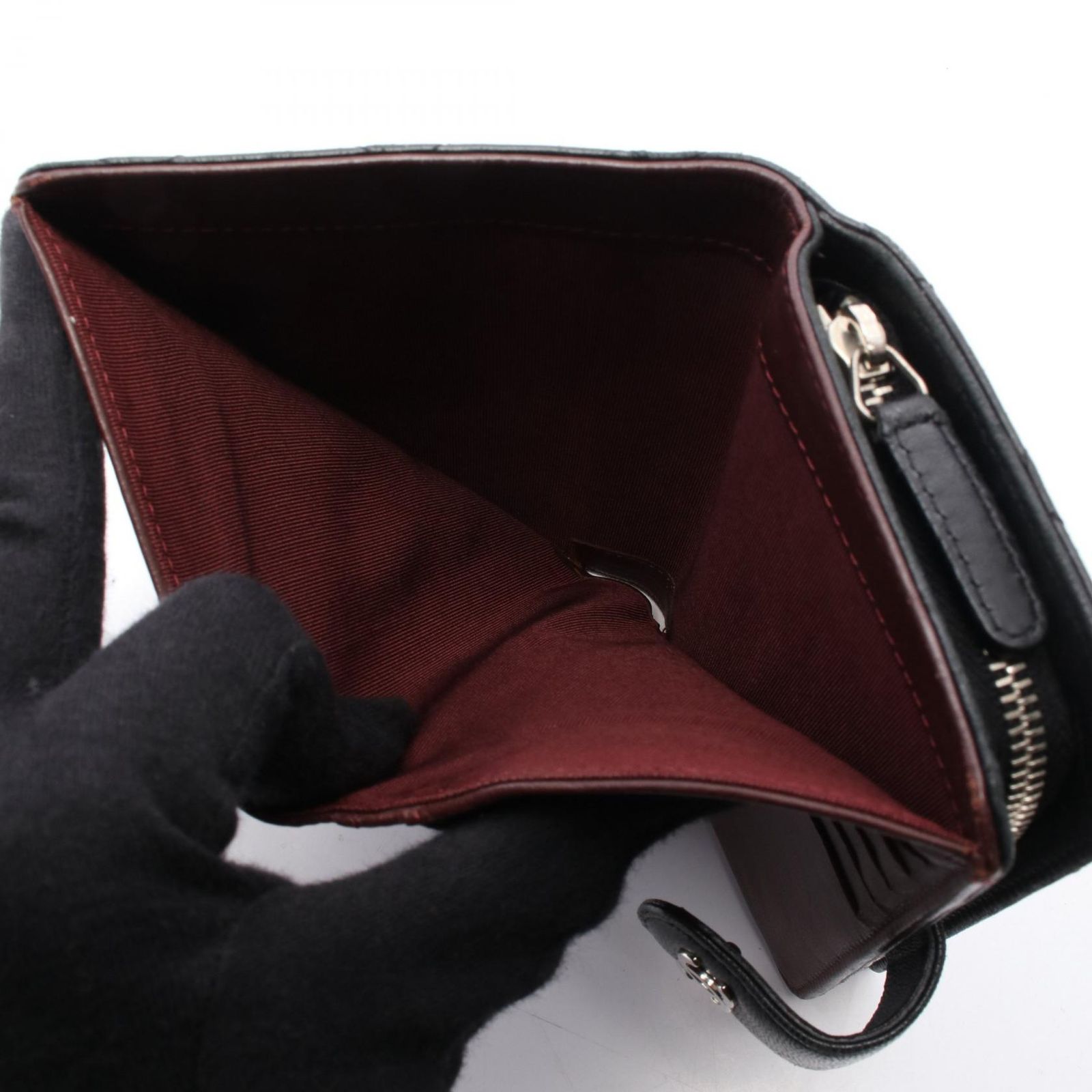 I*n様 CHANEL◆長サイフ_マトラッセ_ラムスキン_BLK/羊革/BLK/ 楽天市場】【美品】 シャネル 長財布 クラシック ロングジップ