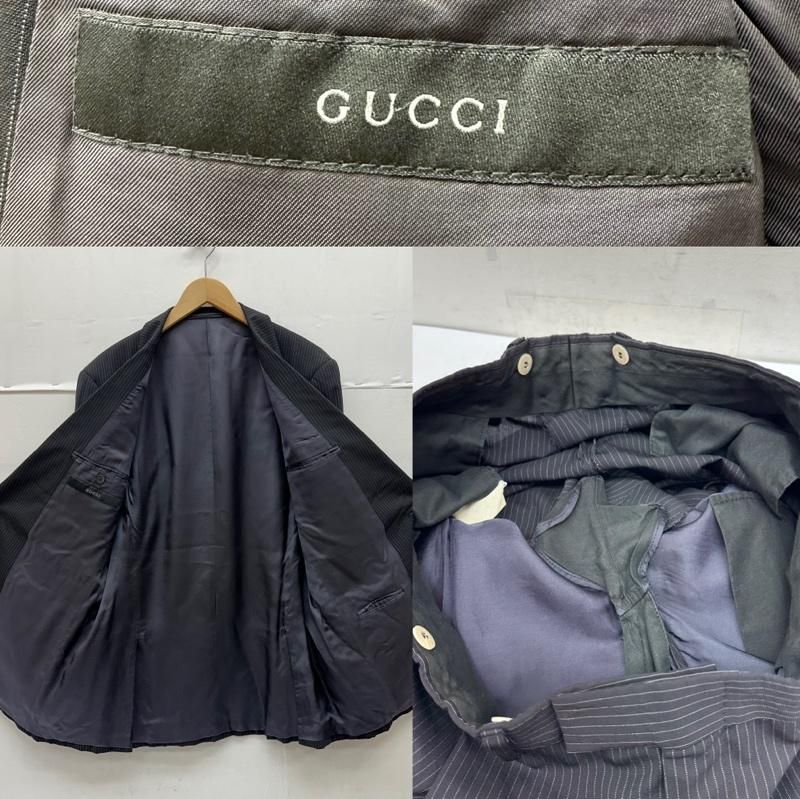 グッチ　GUCCI トムフォード期　セットアップ　スーツ　ストライプ GUCCI - イタリア製トムフォード期 GUCCI グッチ シングル