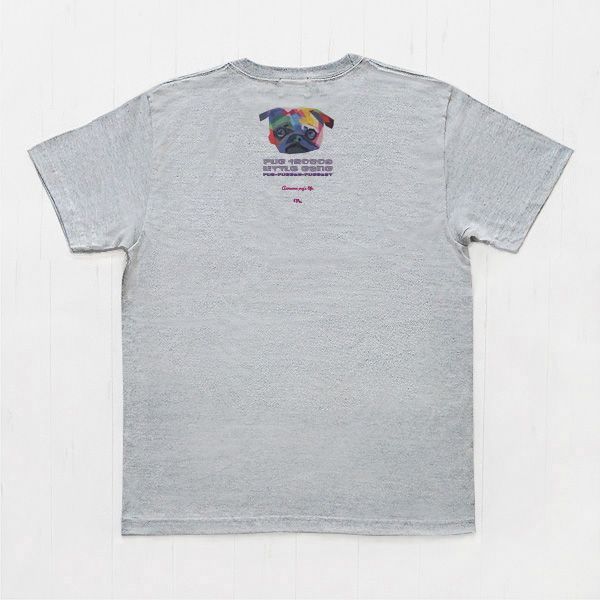 ユニセックス 長袖 プリントTシャツ　"カラフルパグ"　426233-15　杢グレー　COVAS GRAPHIC 楽天市場】COVAS GRAPHIC 長袖 ユニセックス Tシャツ 