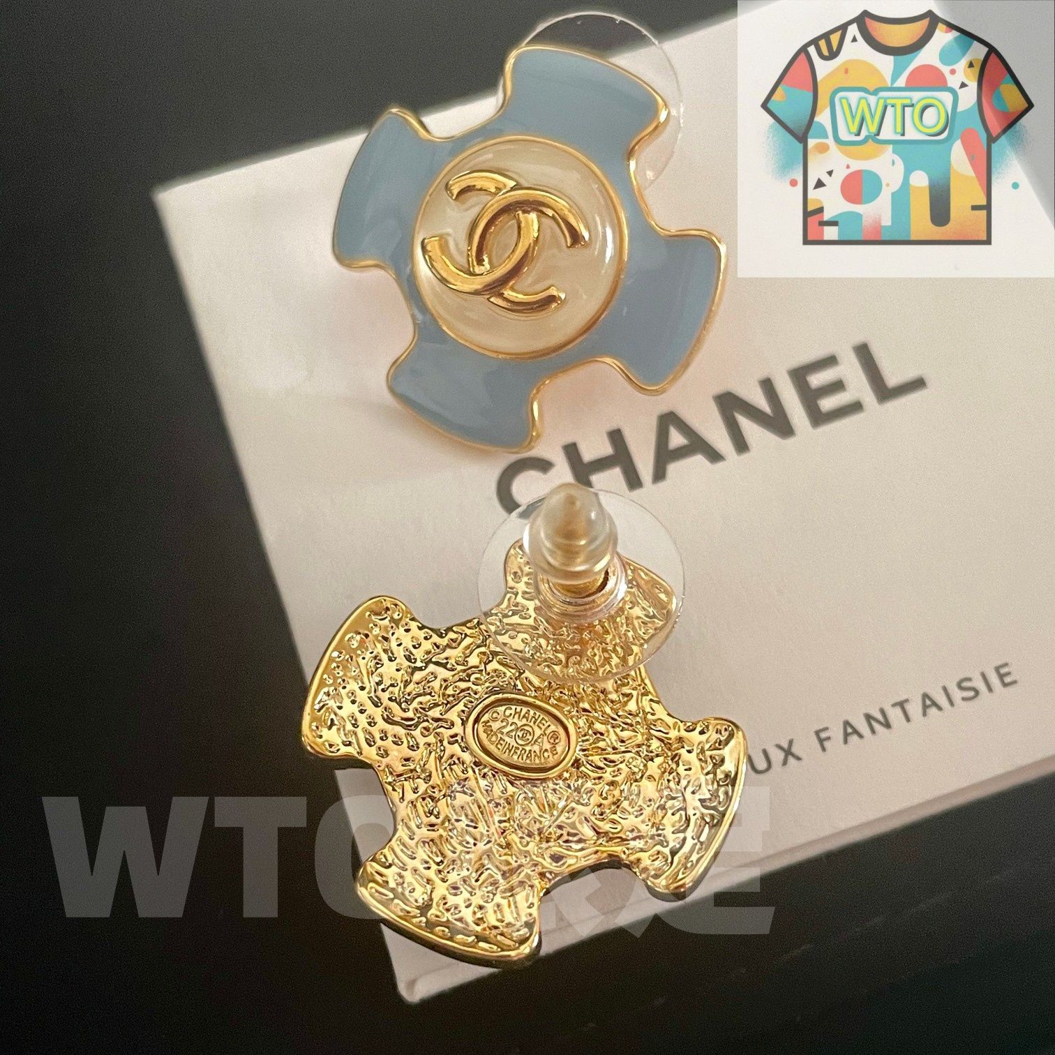 ヴィンテージシャネル　ピアス CHANEL 1999年製 ストーンCCマークスウィングピアス ゴールド