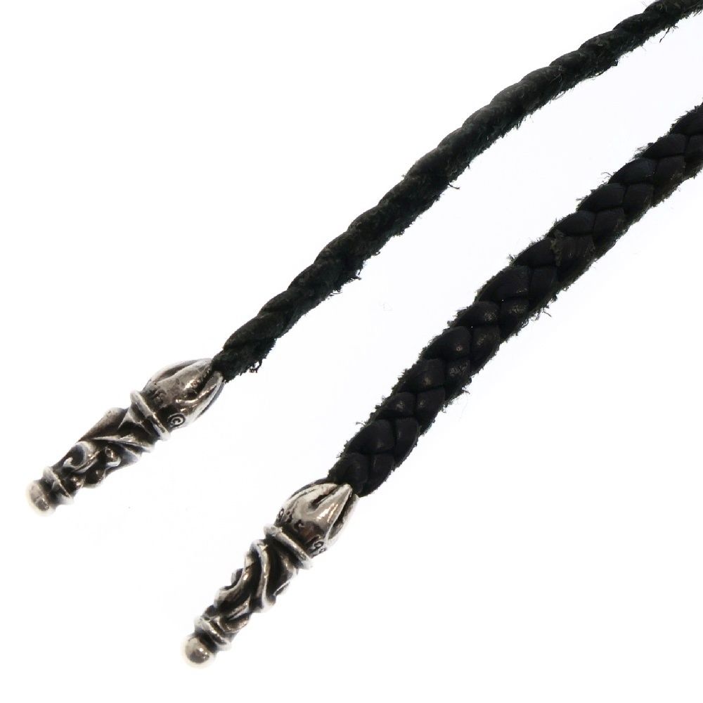 CHROME HEARTS(クロムハーツ) LEATHER BRAID スクロールレザー