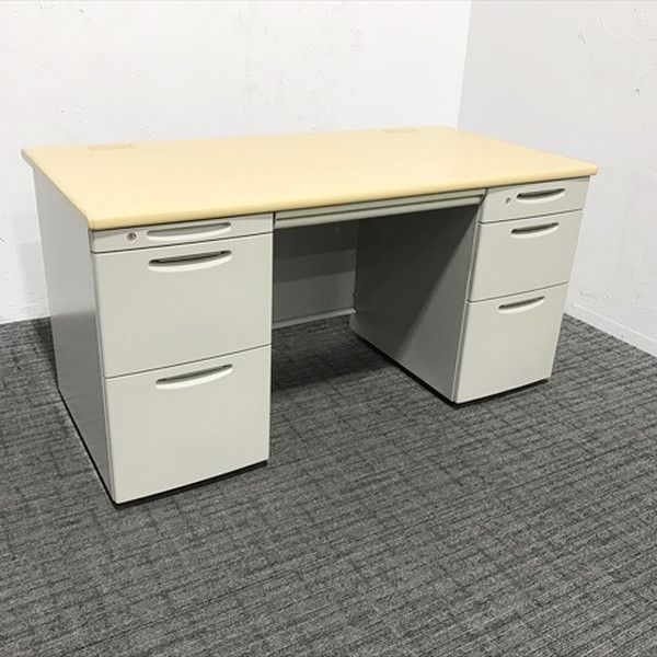 両袖デスク SD-V オフィスデスク オカムラ プレーン