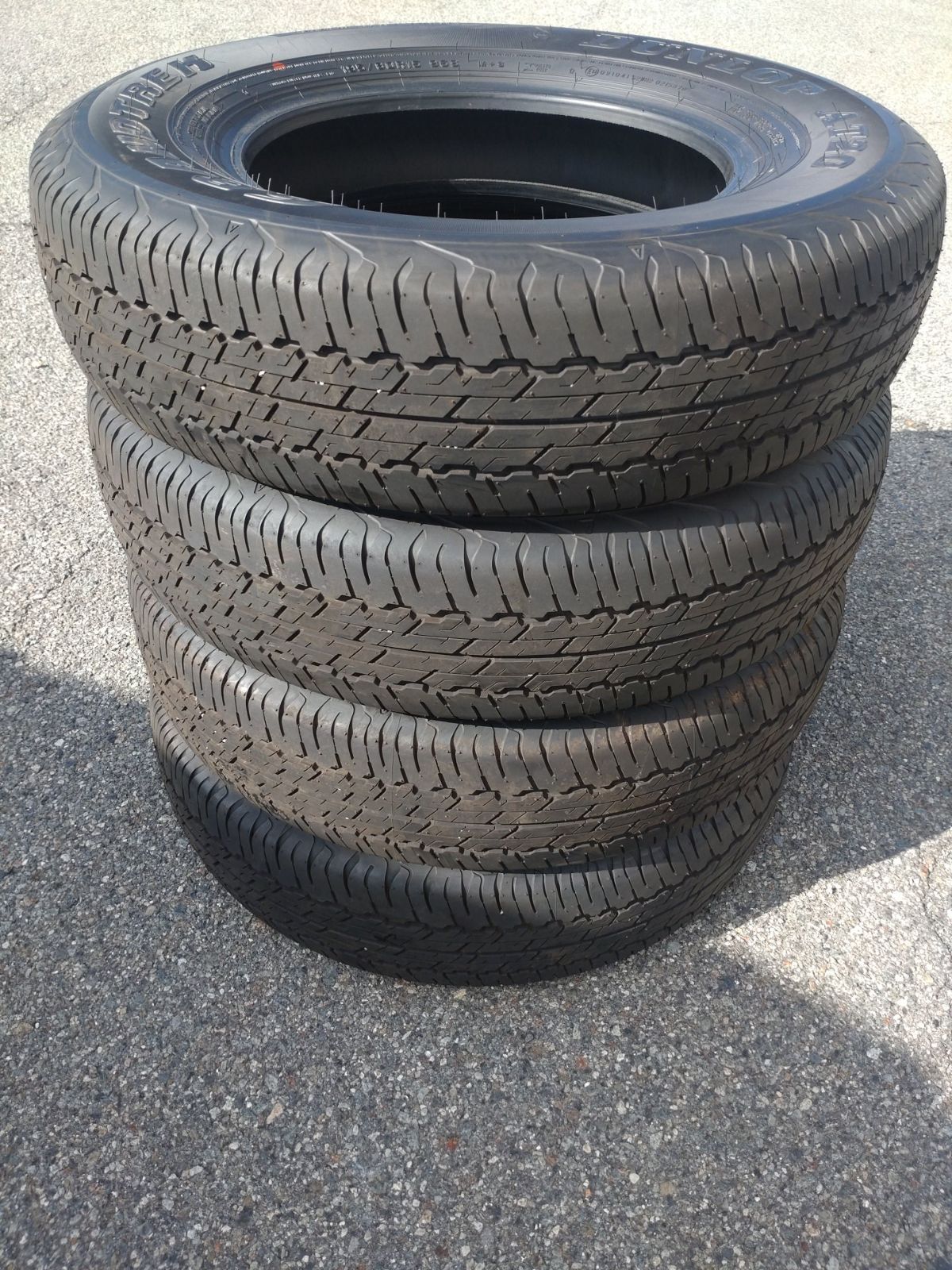 195 80R15 4本 ダンロップ グラントレック AT20 製 夏タイヤ ラジアルタイヤ ジムニーシエラなど