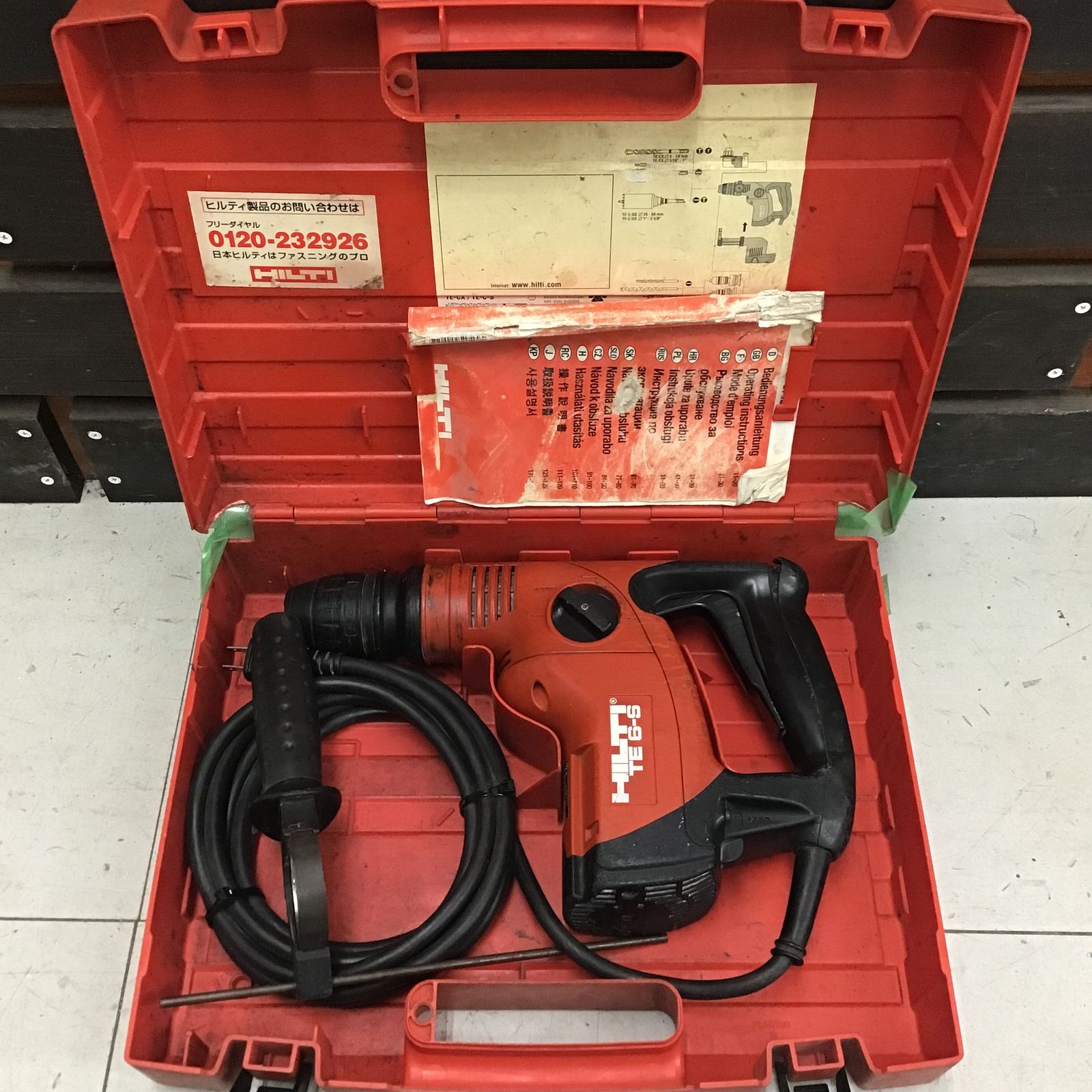 ▽HILTI ハンマードリル TE6-S【鴻巣店】 - アクトツール【プロ用の