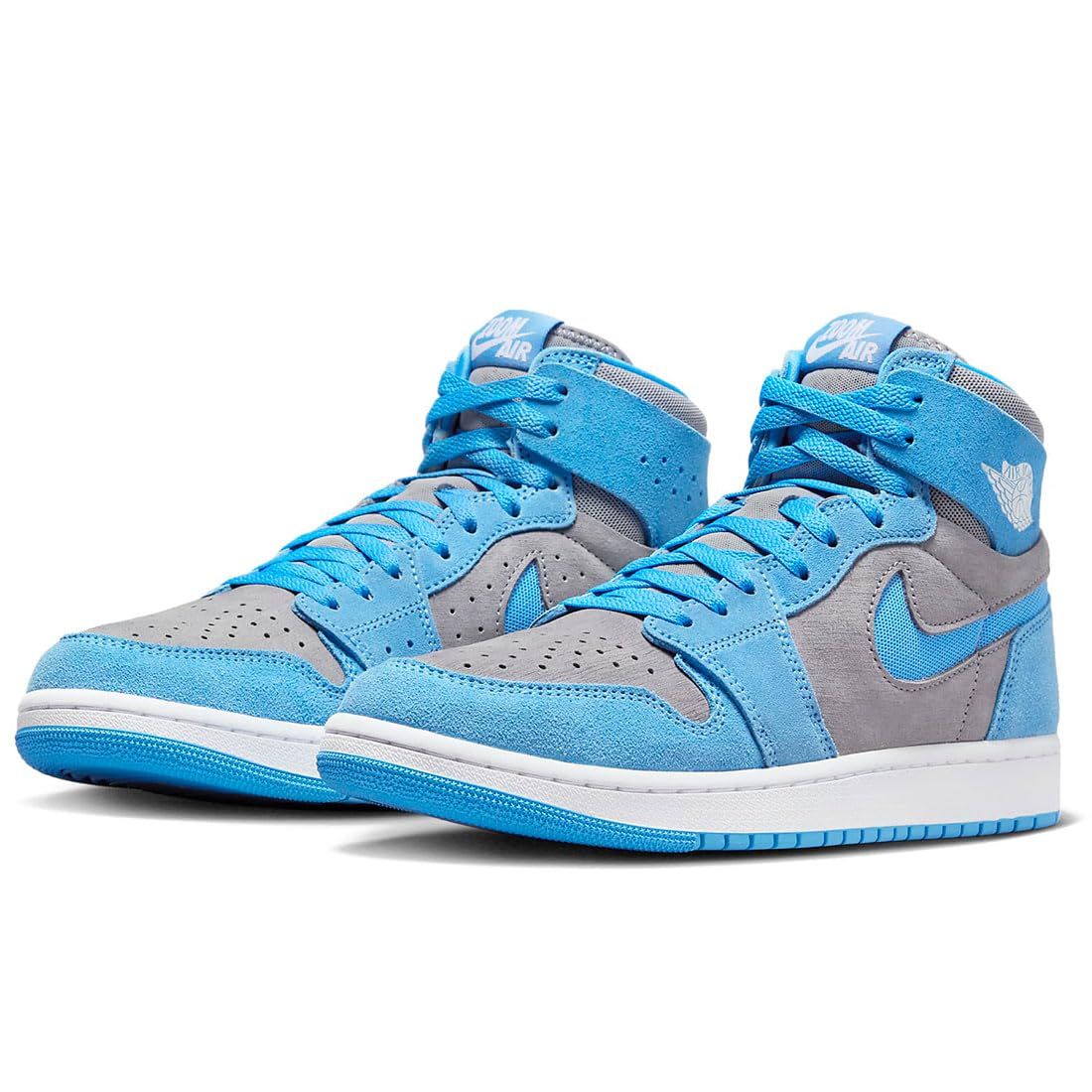 [ナイキ] エア ジョーダン 1 ズーム CMFT 2 AIR JORDAN 1 ZOOＭ CMFT 2 セメントグレー/ユニバーシティブルー/ホワイト DV1307-014 日本国内正規 [セメントグレー/ユニバーシティブルー/ホワイト] [27.5 cm]