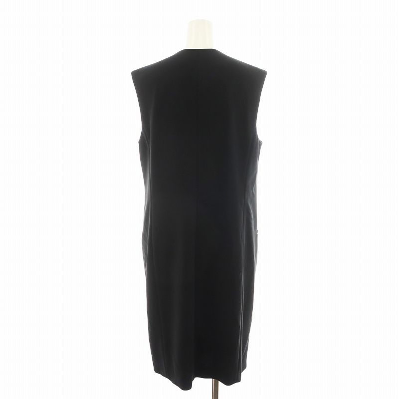 セオリー Theory Admiral Crepe Seam ジレ ロング丈 2 黒